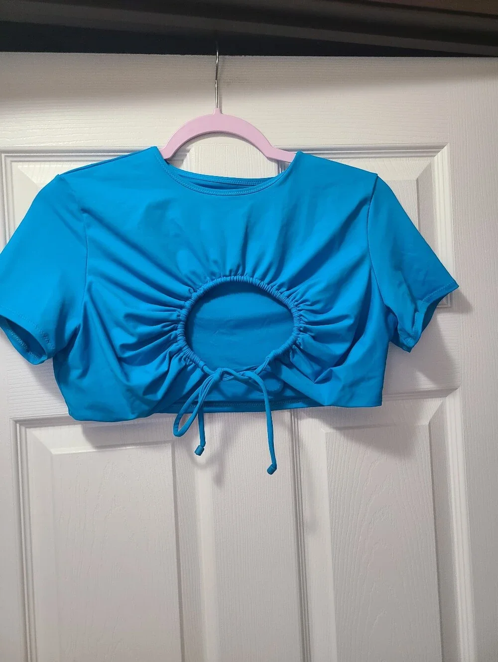 SKIMS bright turquoise
